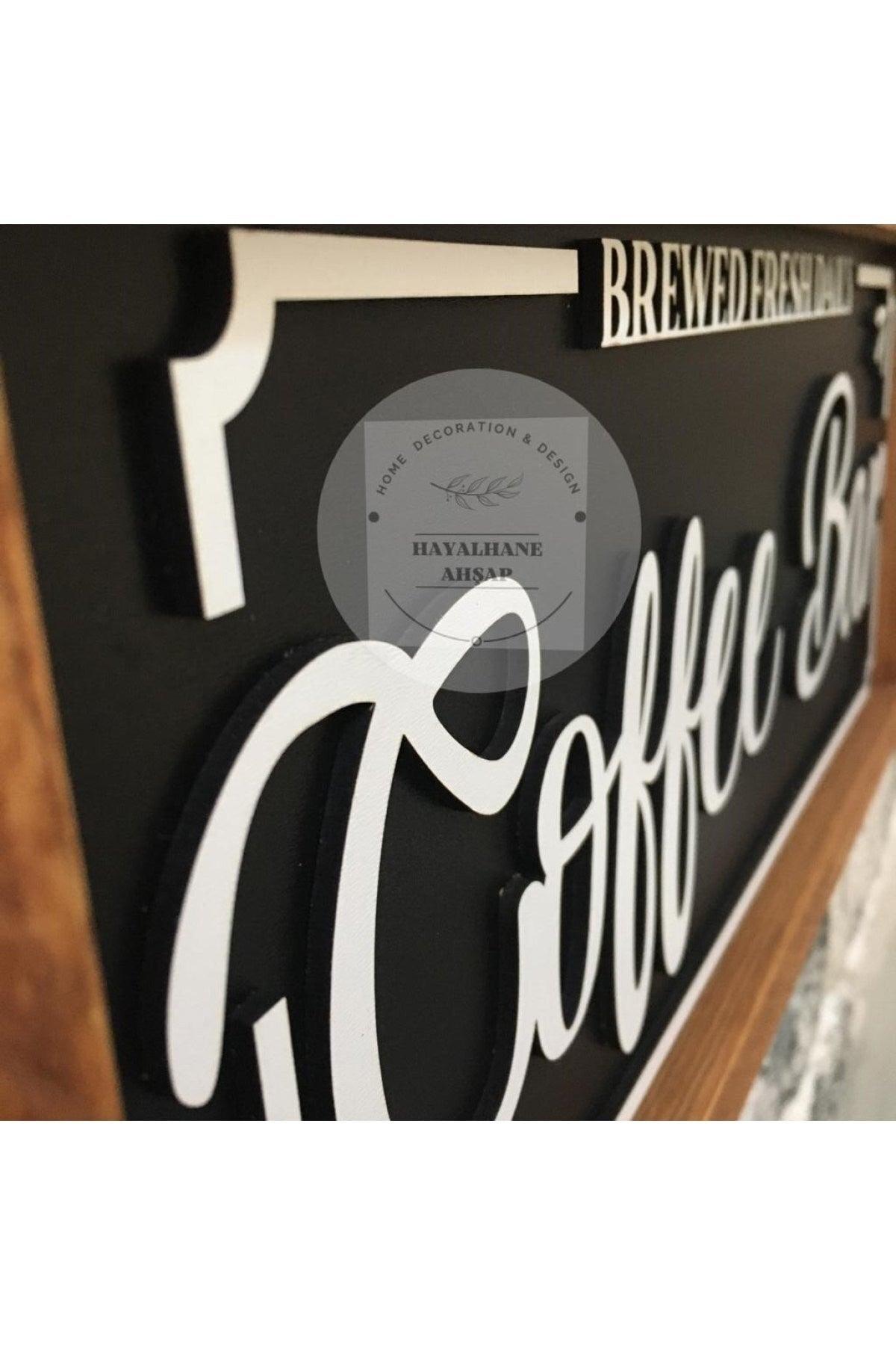 3d Coffee Corner Coffee Bar Wooden Table - Swordslife