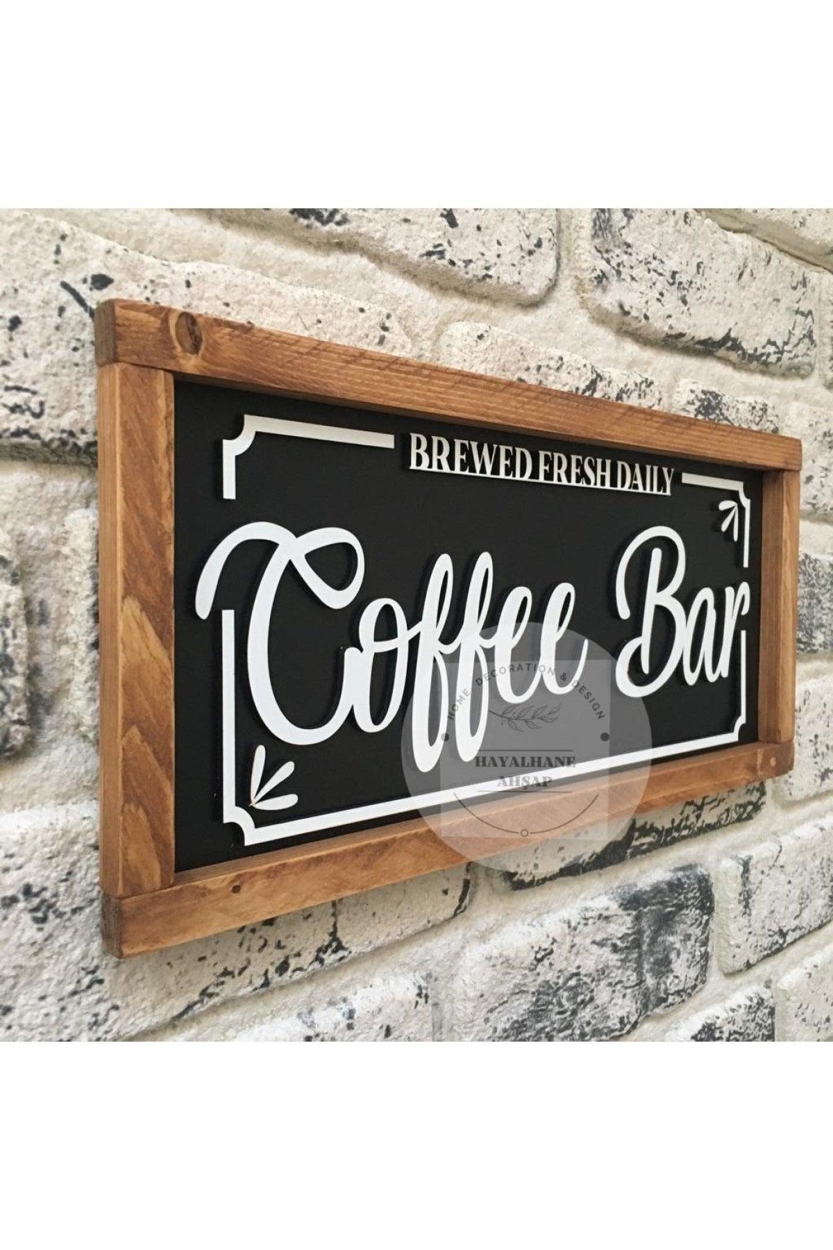 3d Coffee Corner Coffee Bar Wooden Table - Swordslife