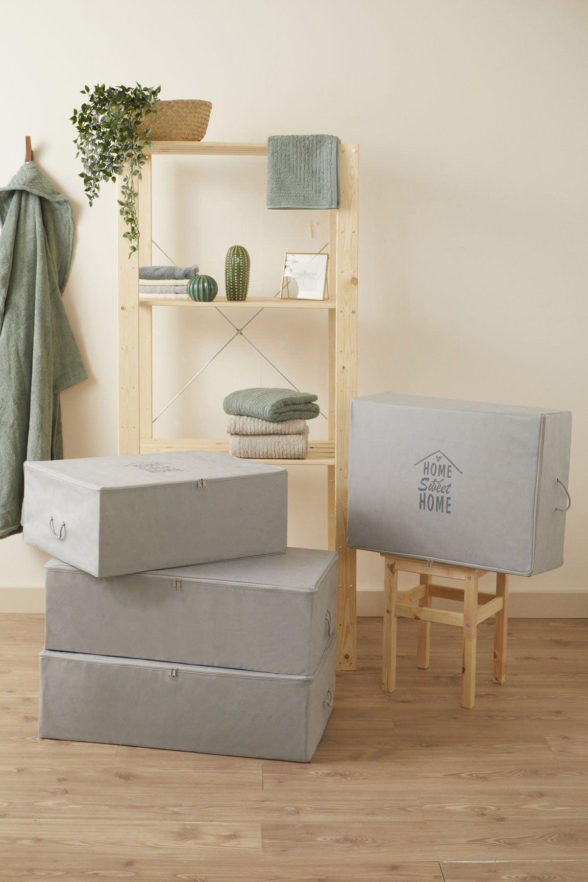 4 Pcs - 2 Mega And 2 Large Gray Color Bases