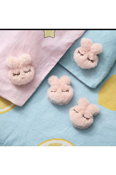 Bunny Plush Sheet Stabilizers for Flat Sheets and Covers