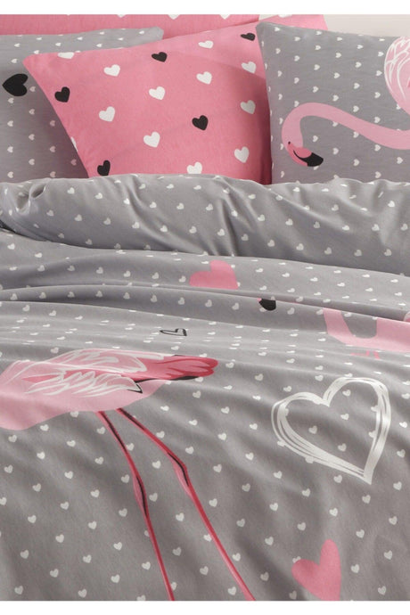 4 Pillow Double Duvet Cover Set Flamingo - Swordslife