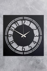 41 Cm Metal Material Flowing Seconds Silent Mechanism Decorative Wall Clock - Swordslife