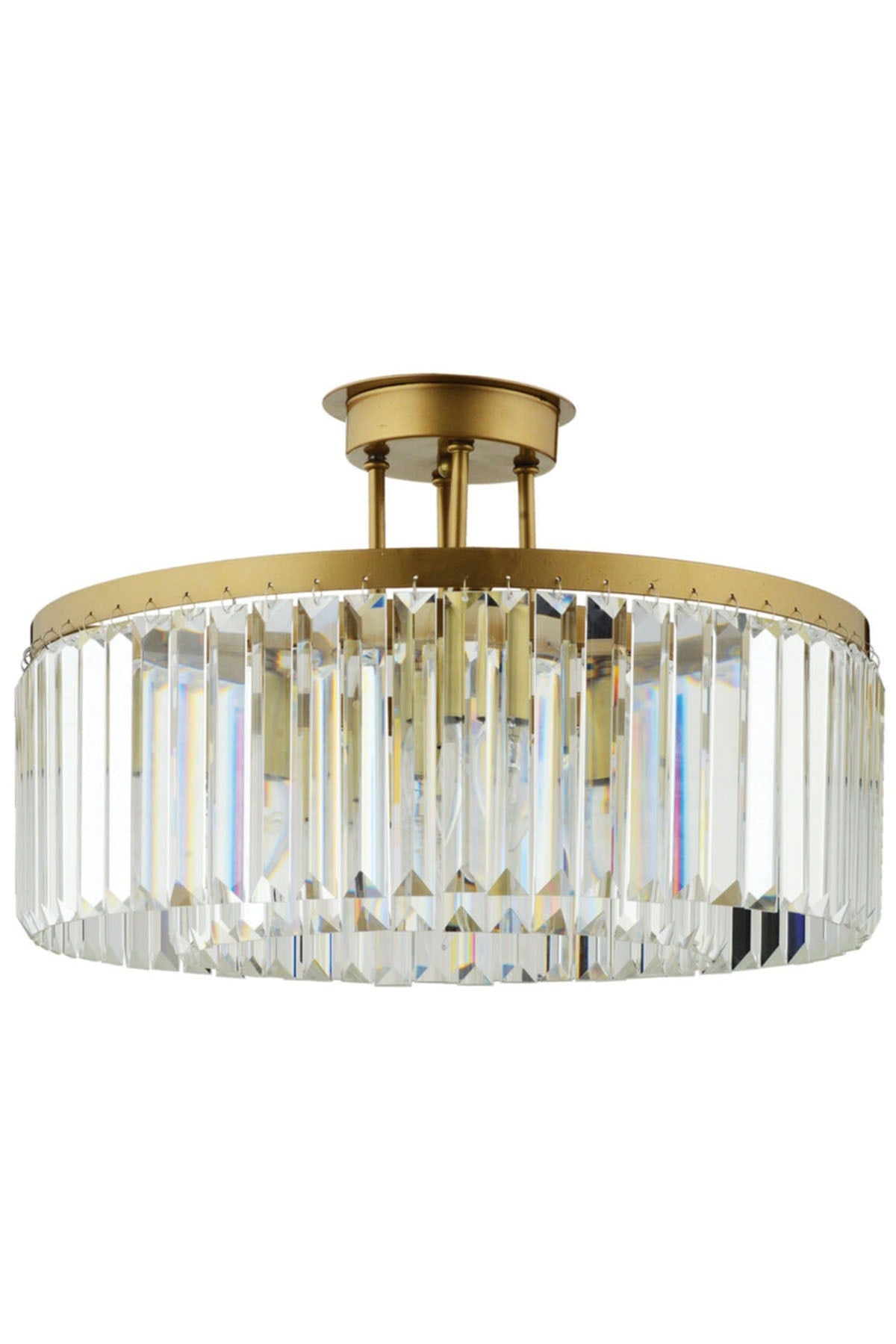 Canvas 45' Antiker Kristallstein Modernes Design Kristall Wohnzimmer Kronleuchter