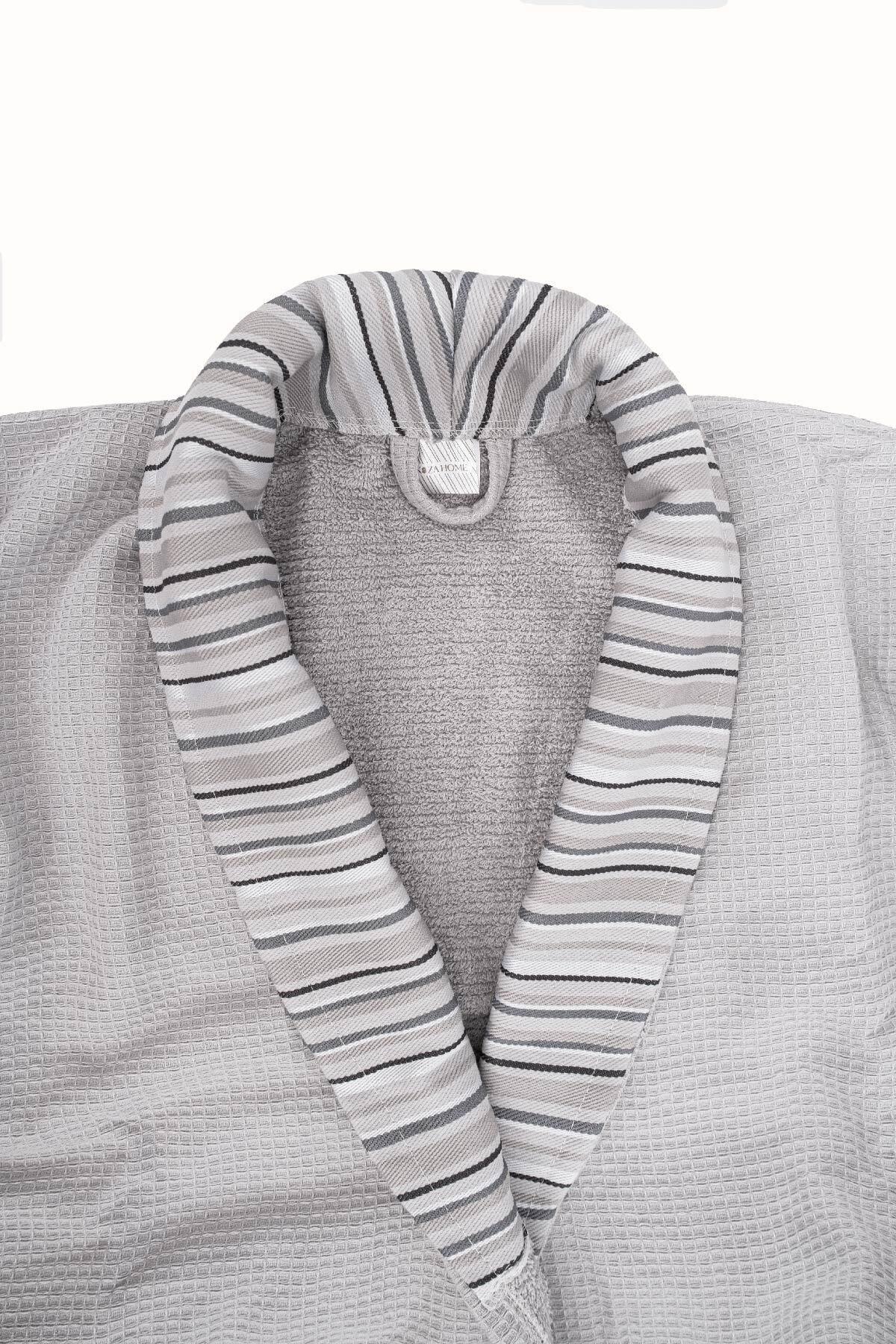 Limira Set of 4 Gray Cotton 2 Bathrobes Sml-xl 2 Towels 50x90 2242 - Swordslife