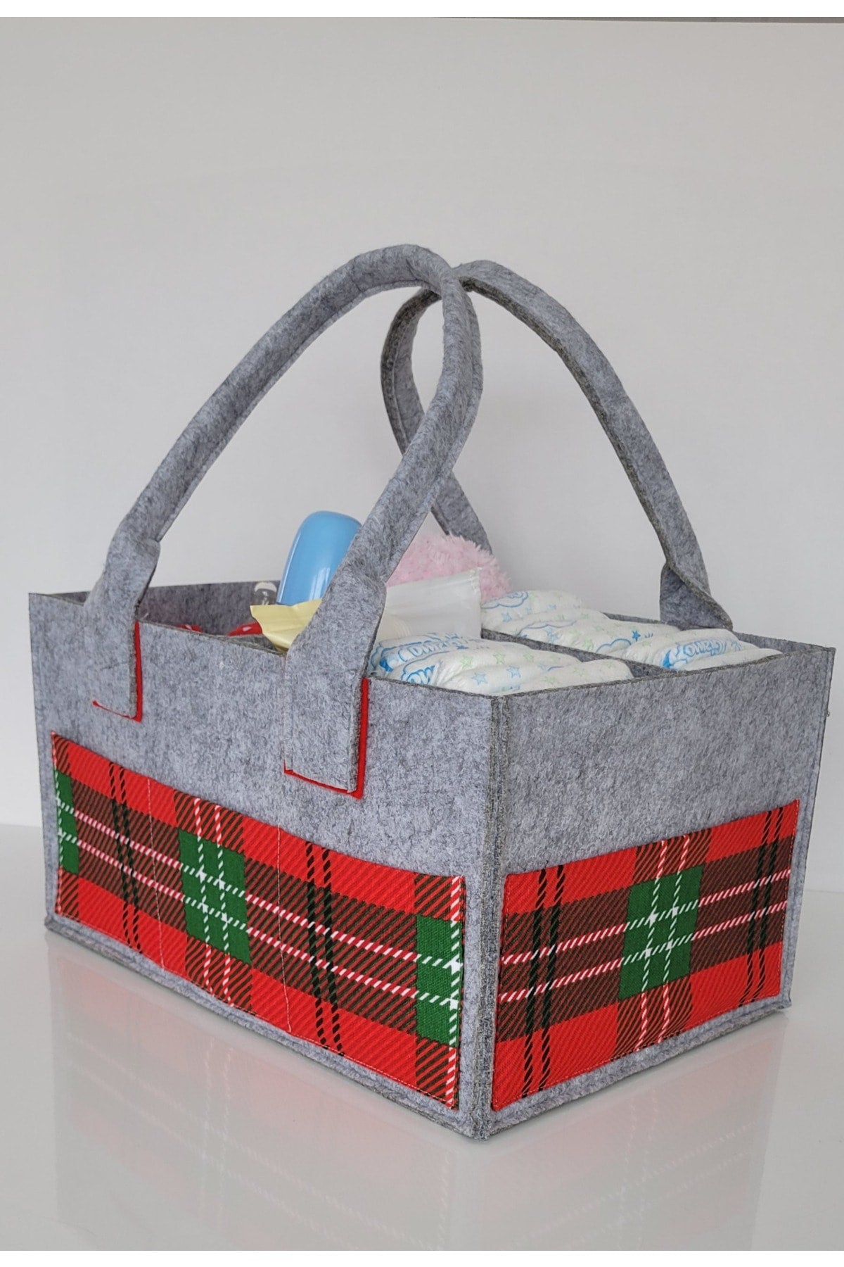 Handgefertigtes funktionales Babytaschen-Set zum Organisieren und Aufhängen