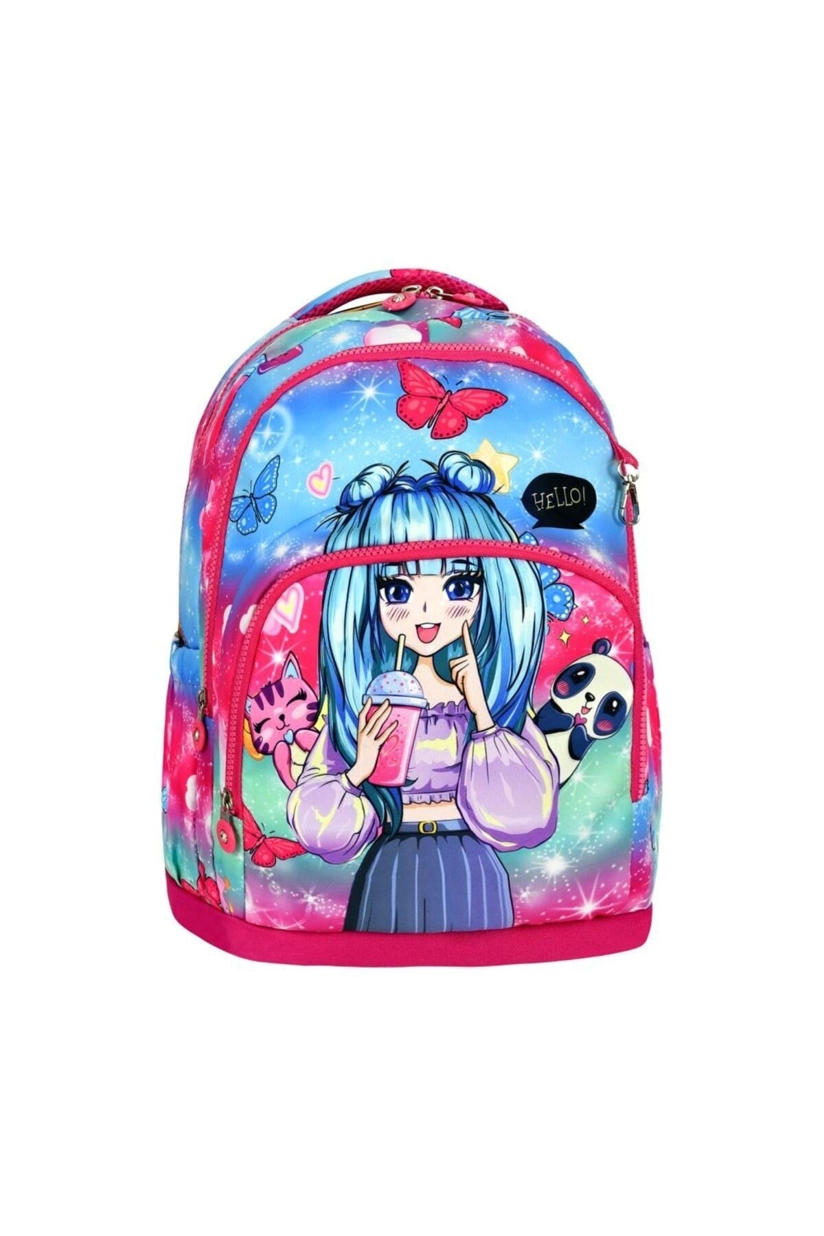 Bedruckte Schultasche für Mädchen