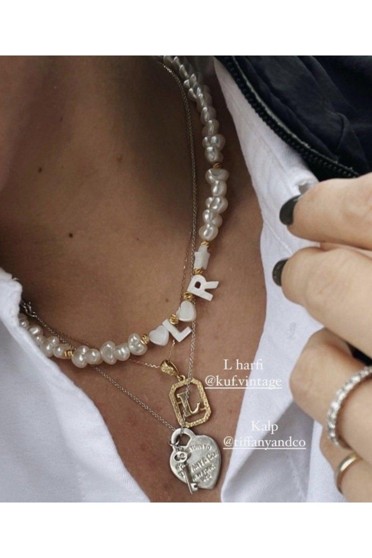 Personalized Name Pearl Necklace. - Swordslife