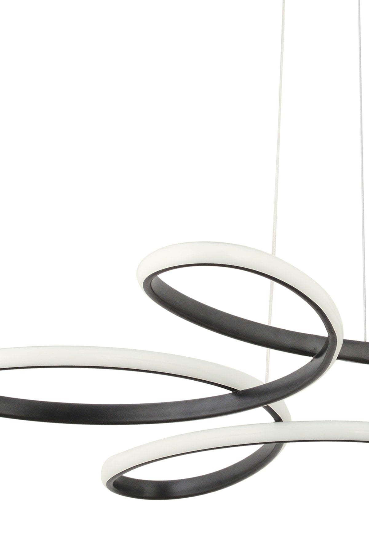 Flora Black Modern Pendant Lamp Led Chandelier