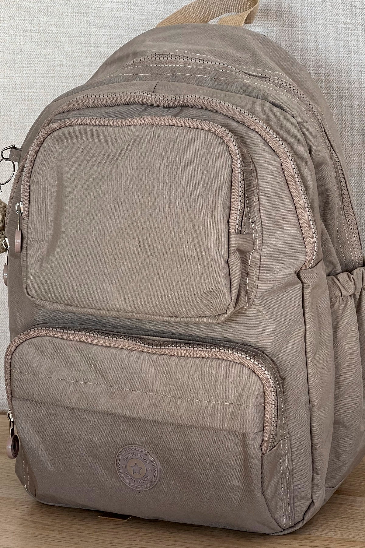 Fcstore Knisterstoff, wasserdicht, mittelgroßer Nerz-Klinker-Rucksack/Laptop-Schultasche