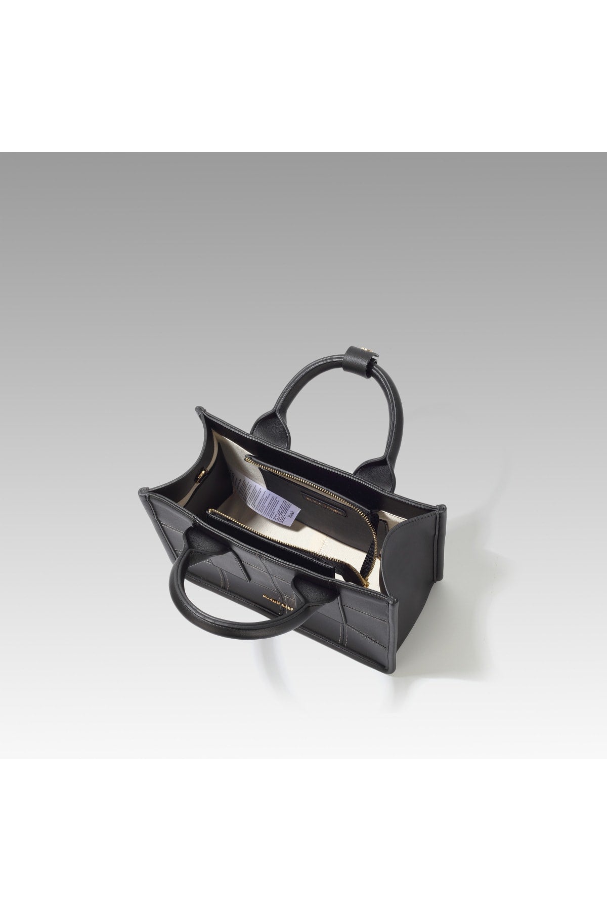 Schwarze bestickte Umhängetasche