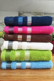 50x90 Cm 100% Cotton Hand And Face Towel - 6'
