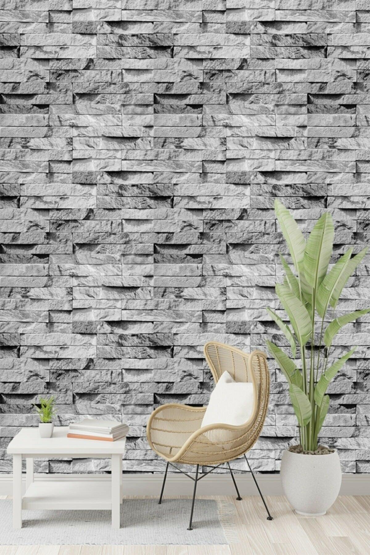 5301 Stone Pattern Gray Wallpaper 5.30 M² - Swordslife