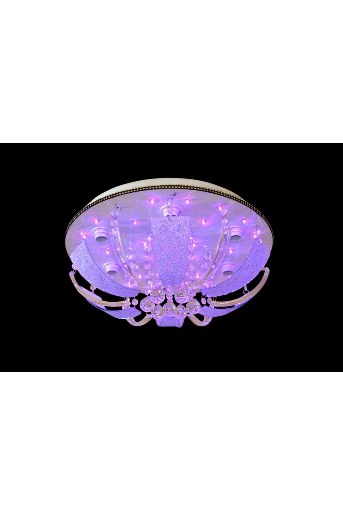 6 Socket Tray Large .3 Level RGB Controlled Led Chandelier - Swordslife