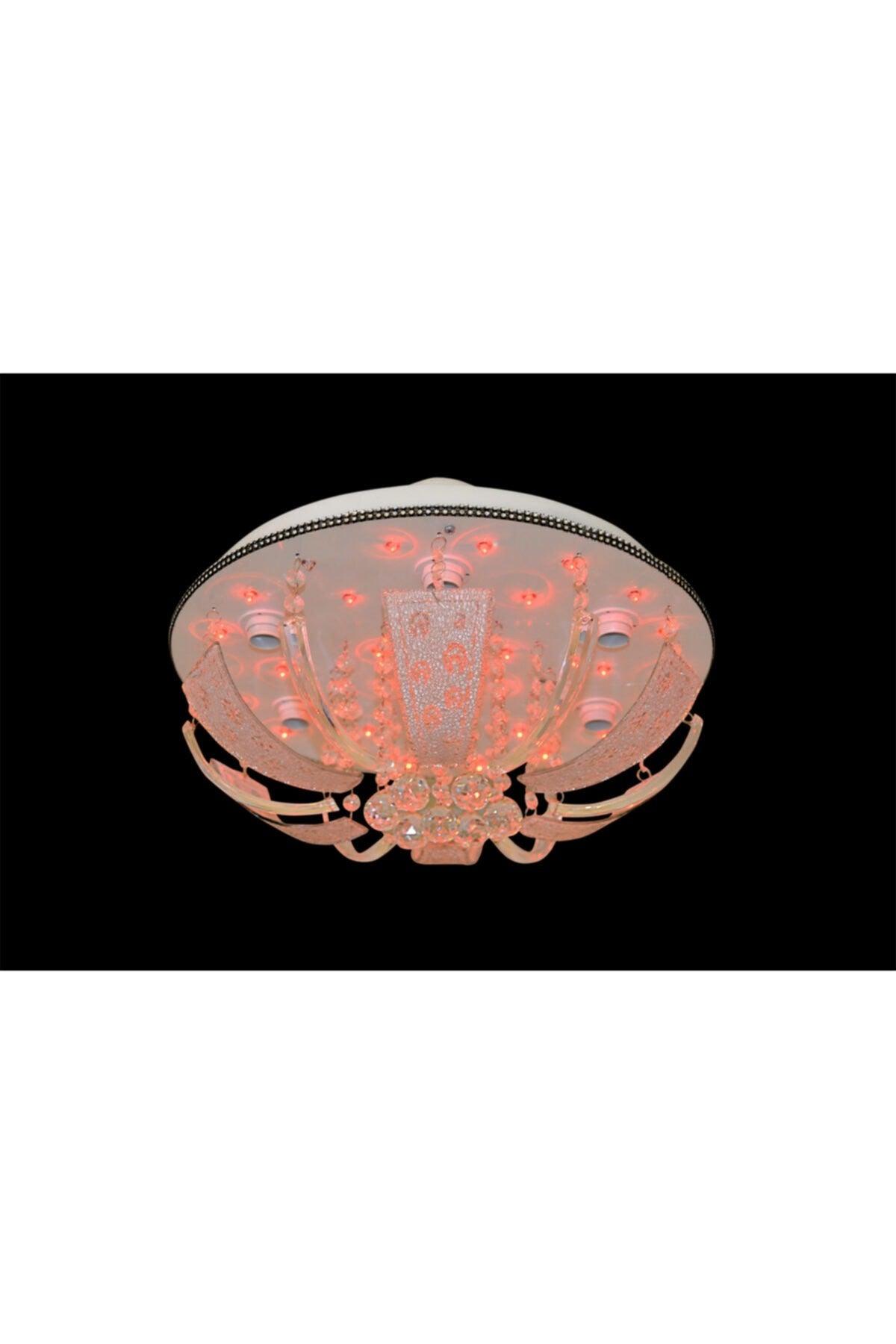 6 Socket Tray Large .3 Level RGB Controlled Led Chandelier - Swordslife