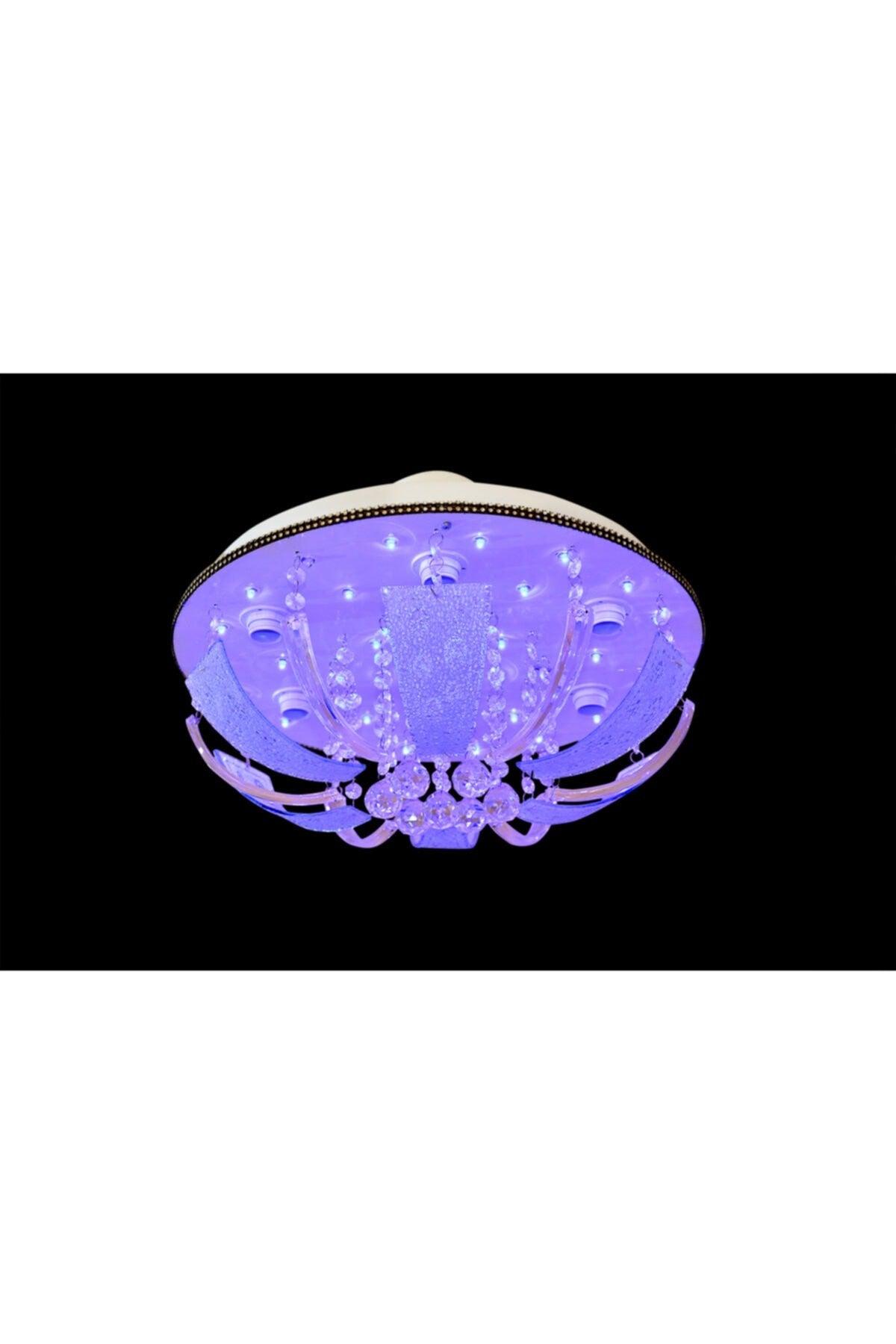 6 Socket Tray Large .3 Level RGB Controlled Led Chandelier - Swordslife