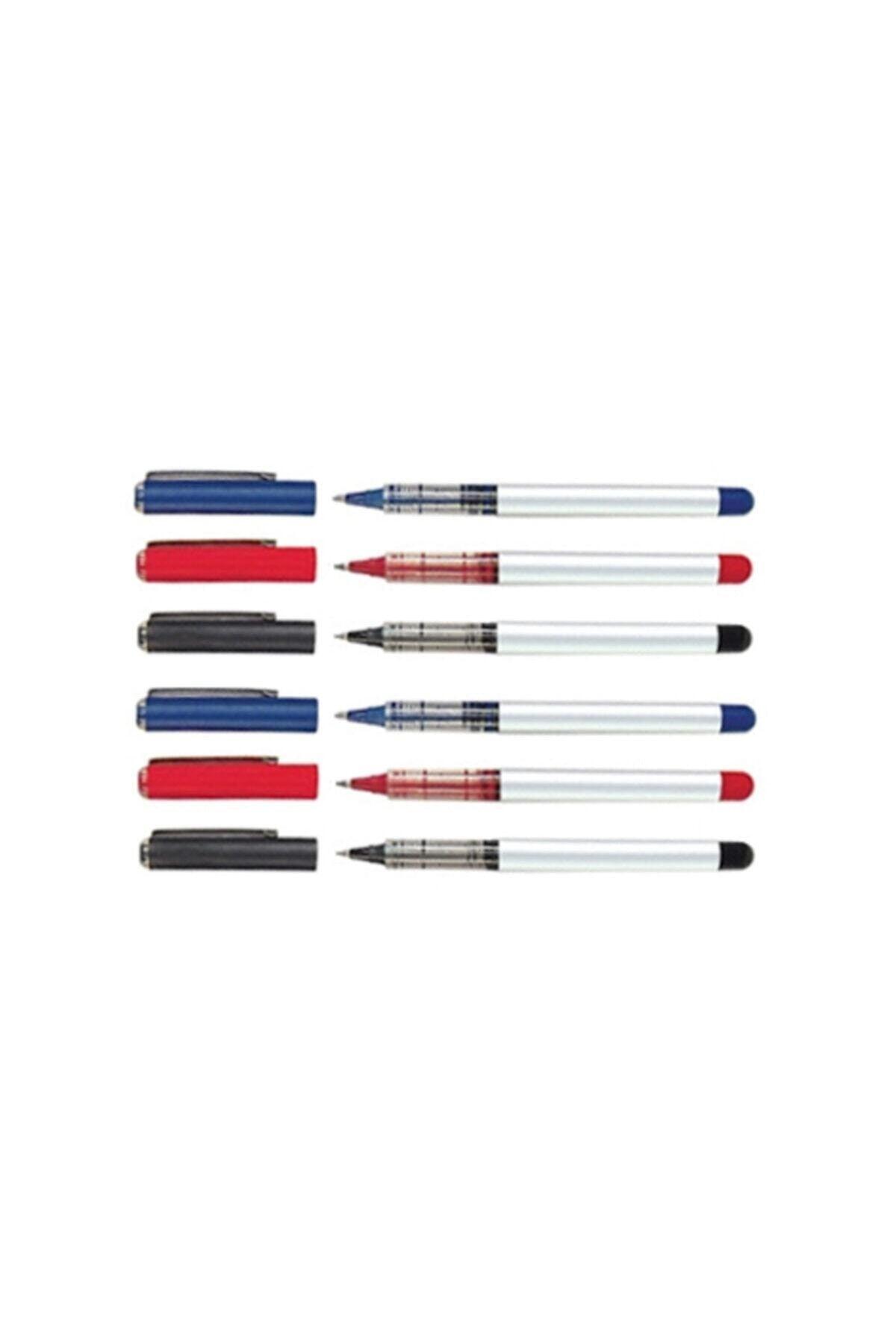 6 Pcs Pilot Roller Pen 3 Color 2000a