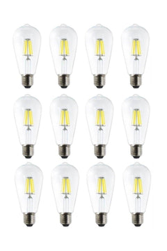 9W Warm White LED Bulb – Pack of 10, E27 Base