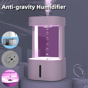 Creative Anti-gravity Water Drop Humidifier Air Conditioning Mist Spray Household Quiet Bedroom Office With 580ML Water Tank - Swordslife
