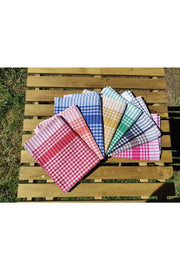 Different Colored Cotton Checkered German Napkin Tea Towel Kitchen Towel - Swordslife
