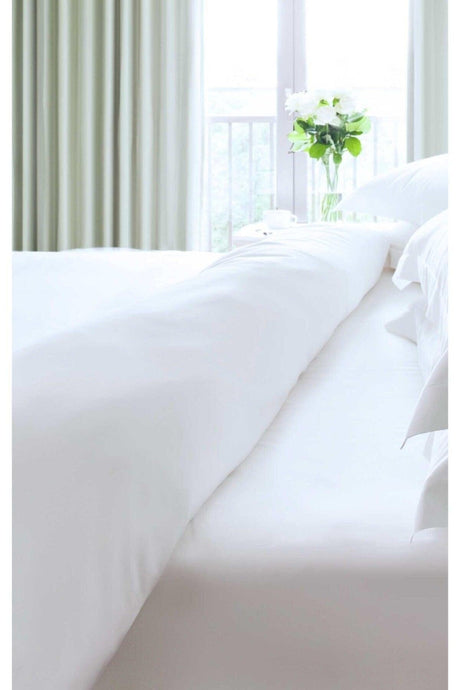 82 Wire 100% Organic Cotton Satin Plain Double Oversized Duvet Cover Set Hotel Type Lux - Swordslife