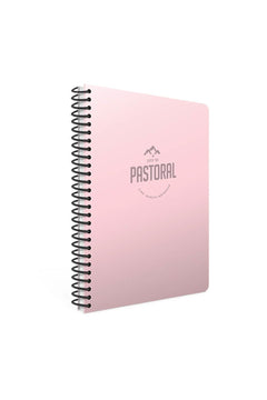 Spiral‑Bound Unlined Notebook – 96 Pages, 17 × 24 cm