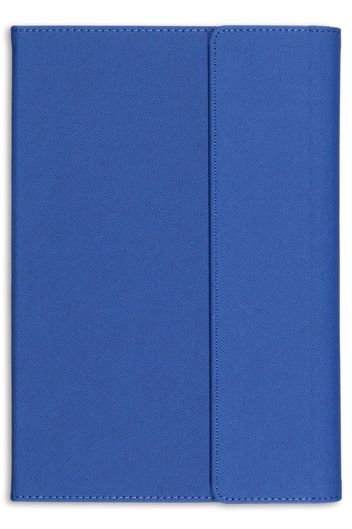 A5 15x22 Magnetic Cover Notebook Lined Blue