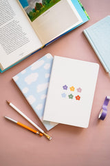 A5 Set of 2 Notebooks 15x21 Cm Dotted Cloud