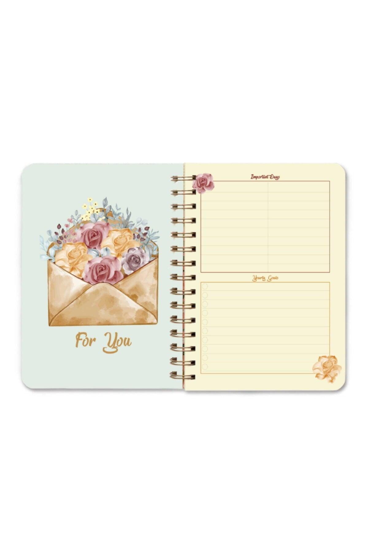 A5 Indefinite Academic Planner with Cat