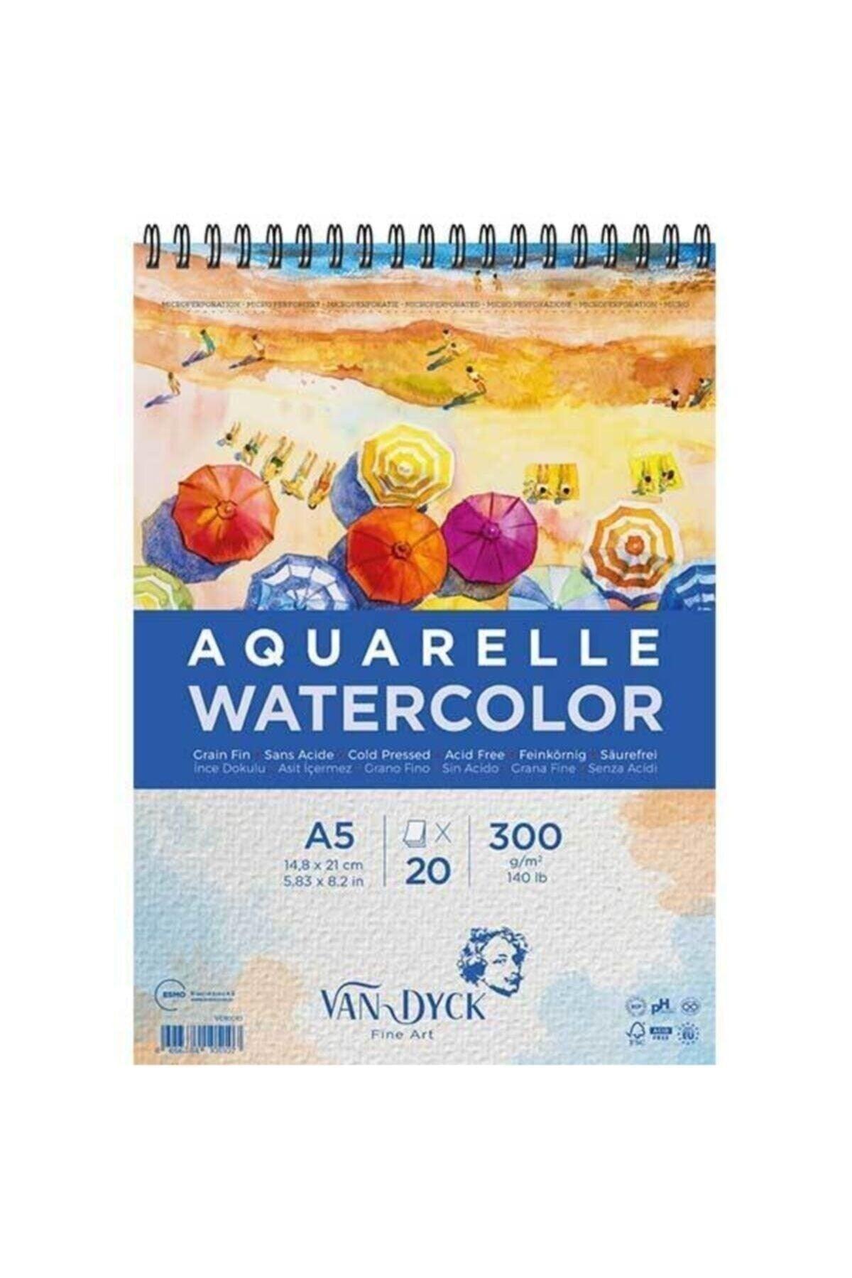 300g Watercolor Block With A5 Spiral
