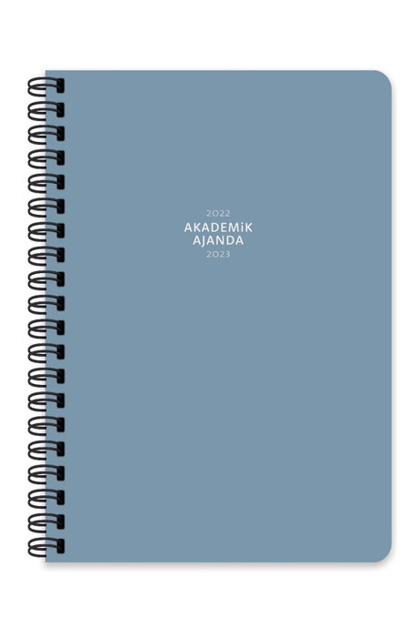 A5 Spiral Academic Agenda - Blue