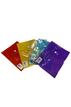 Pack of 5 A6 Snap‑Lock Envelope Files