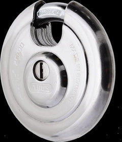 Heavy-duty disc lock with stainless steel construction