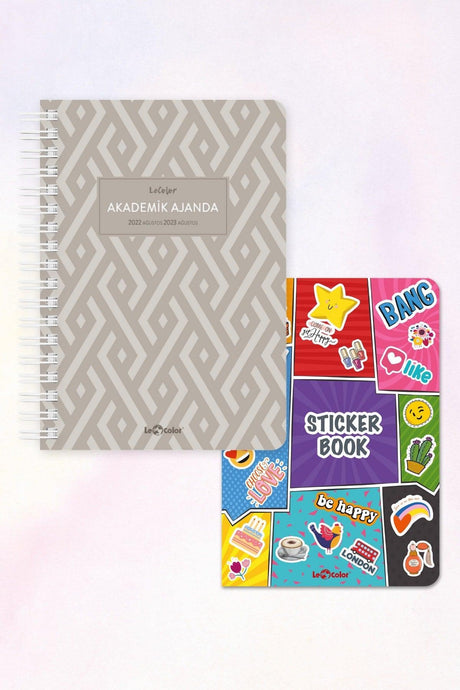 Academic Agenda Set 22/23 Sand & Sticker Book