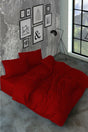 Akfil Cotton Red Double Duvet Cover Set - Swordslife