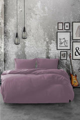 Akfil Cotton Plum Double Duvet Cover Set - Swordslife