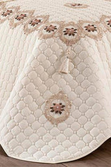 Angel Double Bedspread Cream Gold - Swordslife