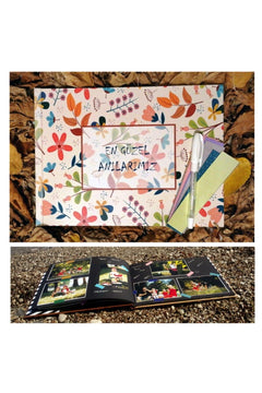 Memory Book and Photo Album with Stickers and Pen