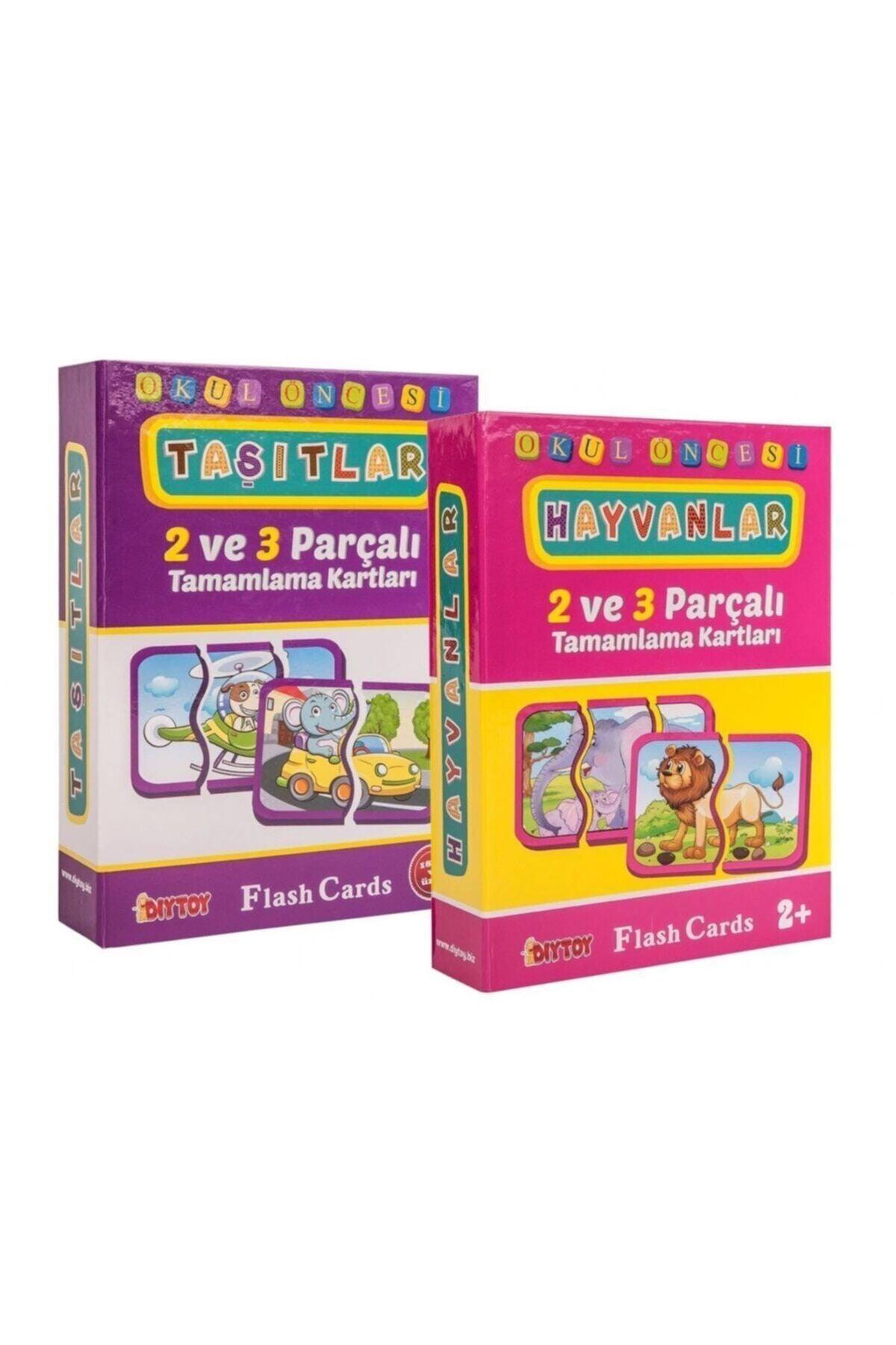 , Animal And Vehicle Completion, Brain Cards, 2 & 3 Piece - Swordslife