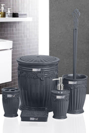 Anthracite Sultan Series Bathroom Set of 5 - Swordslife