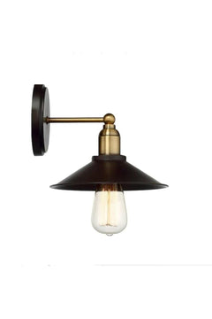 Antique gold wall sconce with bakelite socket