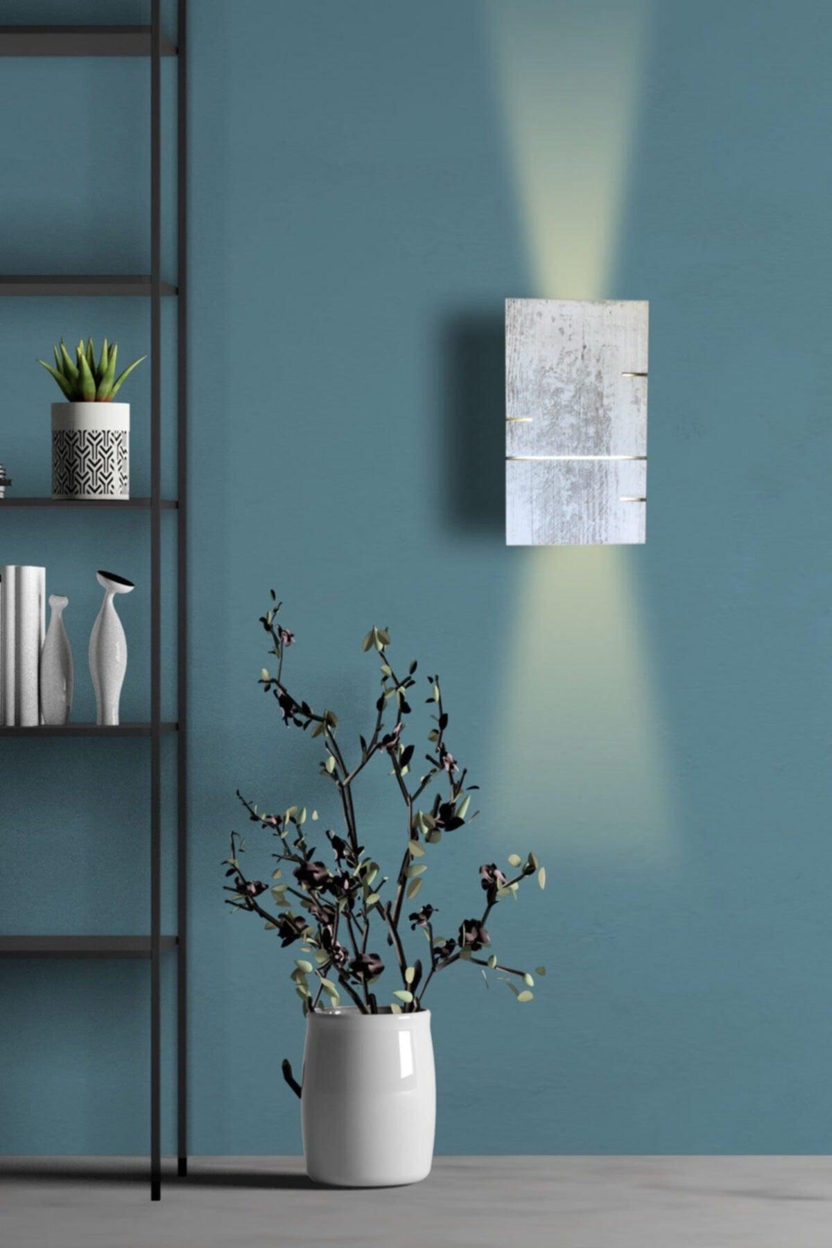 Antique White Wooden Wall Lamp Sconce Decorative Design Lighting Home Office Various Uses - Swordslife