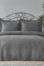 Anthracite Tresna Double Bedspread - Swordslife