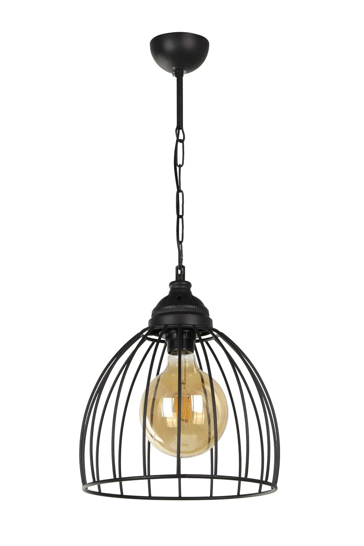 Eser Single Chandelier Black - Swordslife