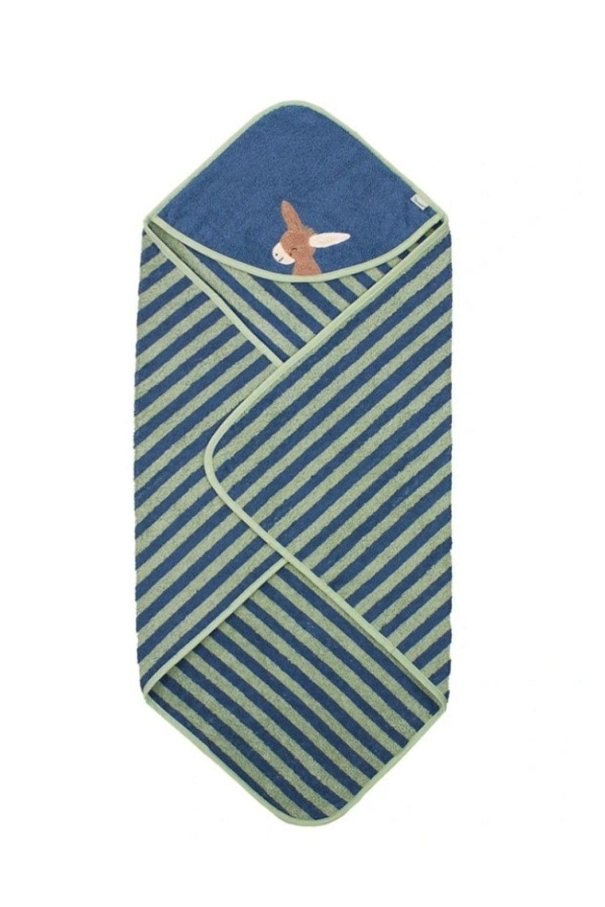 Baby Towel Swaddle - 80*80cm Outlet Product Donkey / Striped Green - Swordslife