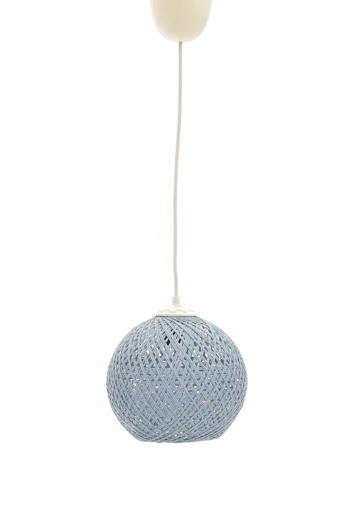 Balle Blue Pendant Ball Chandelier White Cable - Swordslife