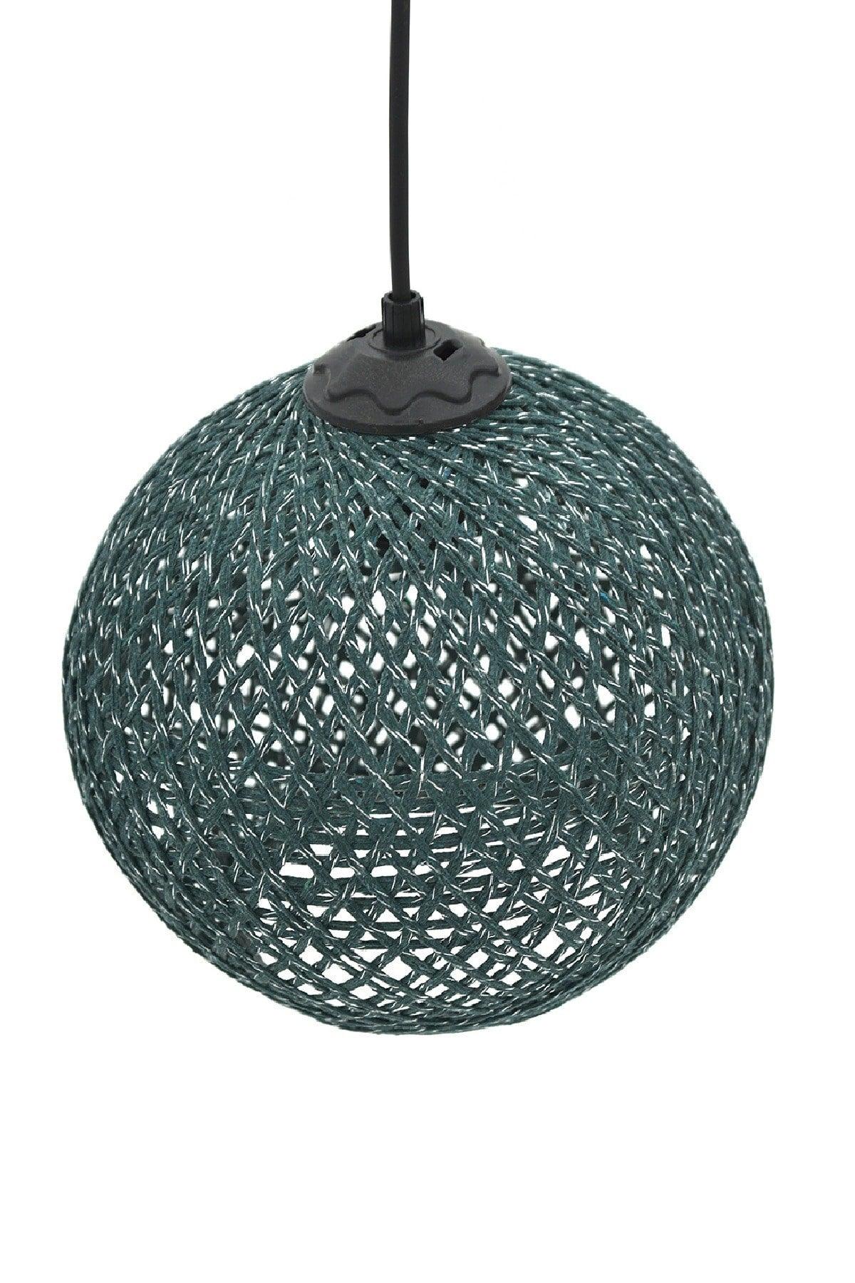 Balle Green Pendant Ball Chandelier Black Cable - Swordslife