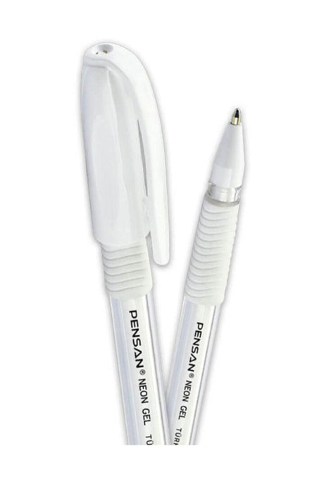 Ballpoint Pen Gel 1.0 Mm Neon White Single (1