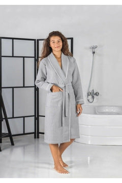 Unisex 100% Cotton Bathrobe for Comfortable Everyday Wear