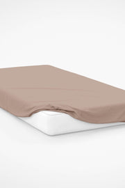 Oversized Elastic Combed Cotton Bed Sheet - Brown - Swordslife