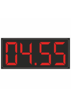 Gasoline Price Display Board 32x64cm, Outdoor LED P10 Panel, Weatherproof